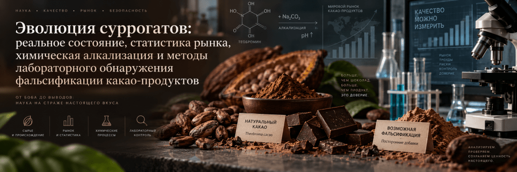 Фальсификация какао: статистика, алкализация, методы анализа